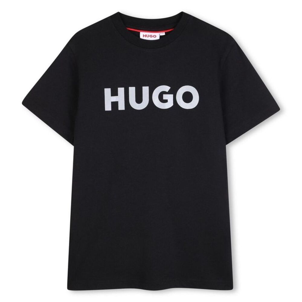 Hugo Childrens/Kids Logo T-Shirt / Black